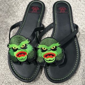 Creature From the Black Lagoon Flip Flops
